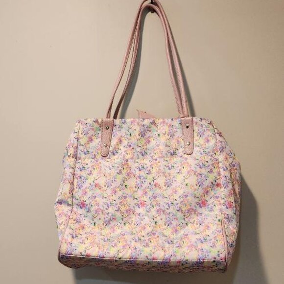Betsey Johnson Smooth Nylon Floral Tote - Picture 2 of 10